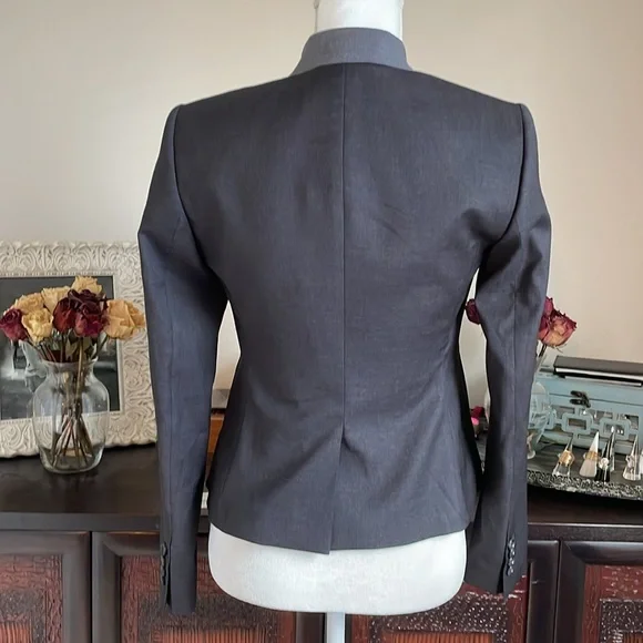 Boss Jayana Wool Contrast Collar Jacket size 0